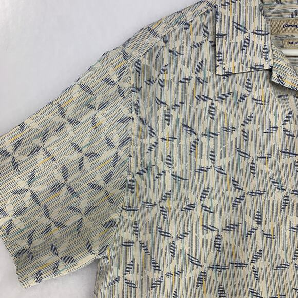 Tommy Bahama Original Fit 70% Silk Tropical Mens Button Down Casual Shirt Size M - Picture 8 of 16